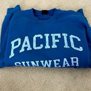 blue pacsun sweatshirt
